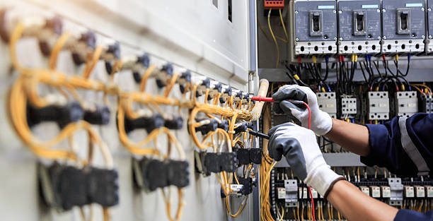Professional Electrician technician working in Eastport, NY